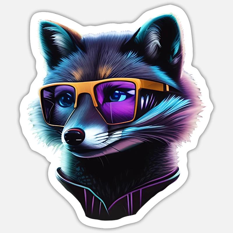 Fuchs Sticker Größe S (10 x 10 cm)