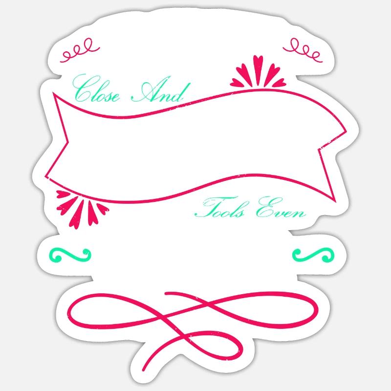 birthday statement present mechanic - Sticker Größe S (10 x 10 cm) - Mattweiß