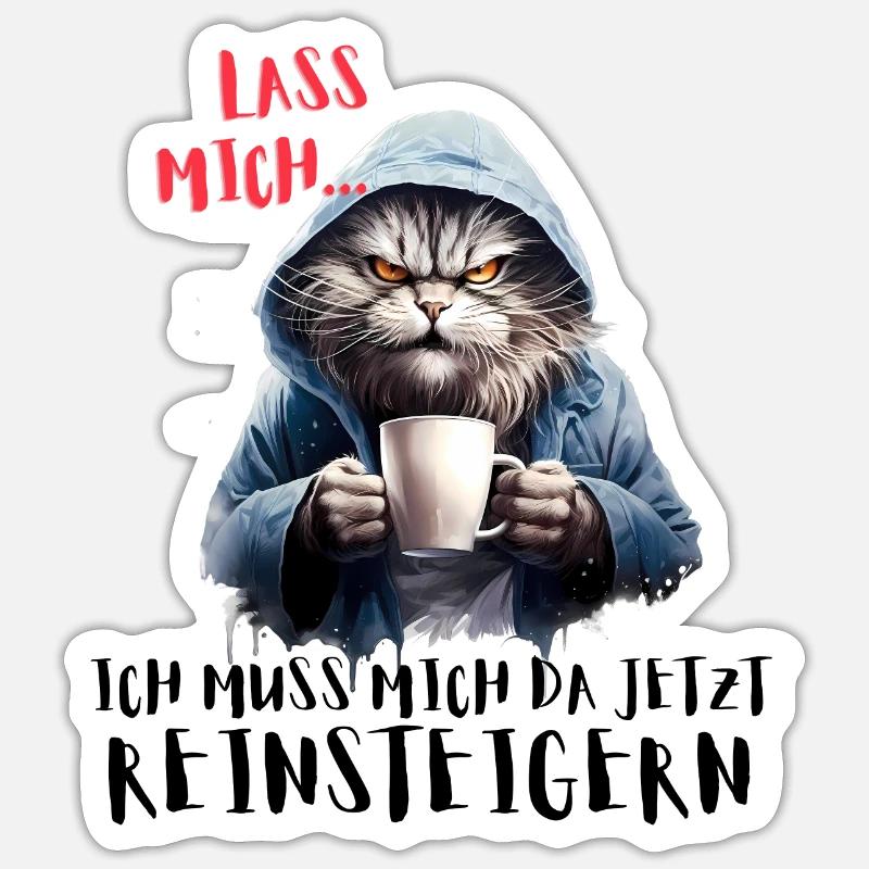Lass mich... Sticker Größe S (10 x 10 cm)
