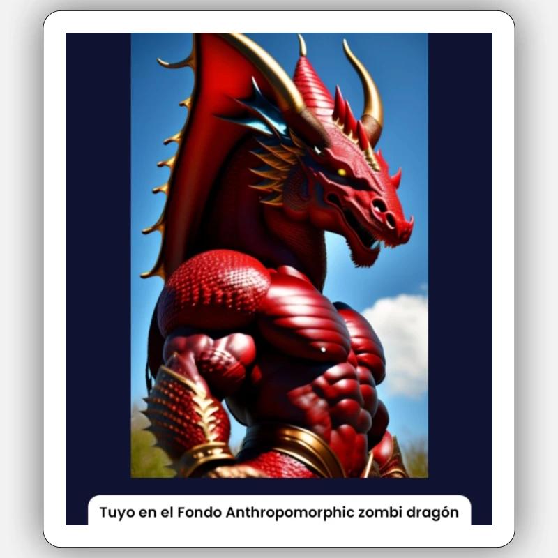 Anthropomorphic Sticker size S (10 x 10 cm)