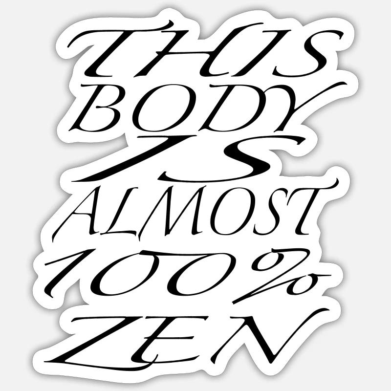 Sticker size S (10 x 10 cm) - 