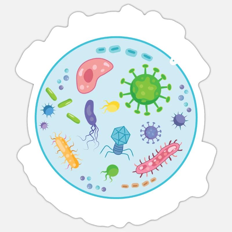 What Doesn't Kill You Mutates and Tries Again Sticker size S (10 x 10 cm)