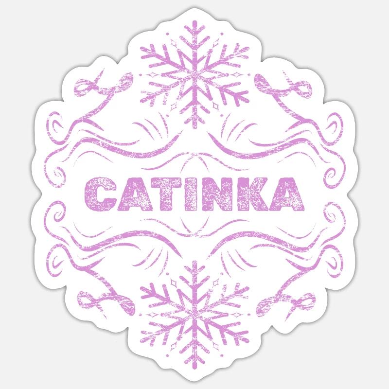 Catinka als EhefrauCatinka als Ehefrau Sticker Größe S (10 x 10 cm)