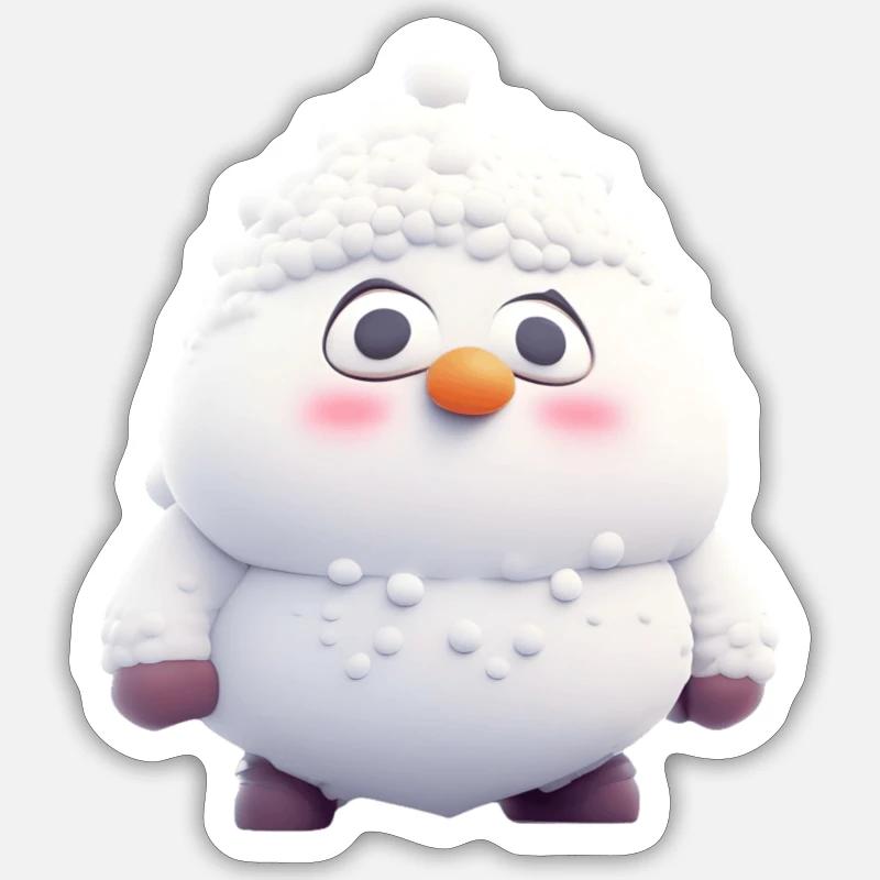 Winter Magic - Sticker size S (10 x 10 cm) - white matte