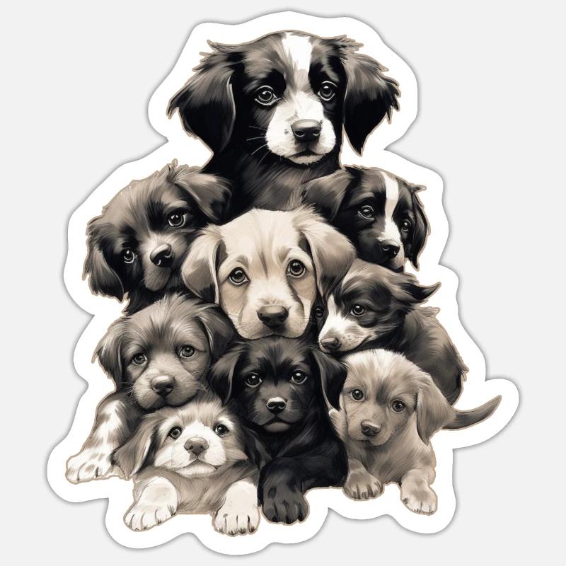 Sticker Größe S (10 x 10 cm) - 