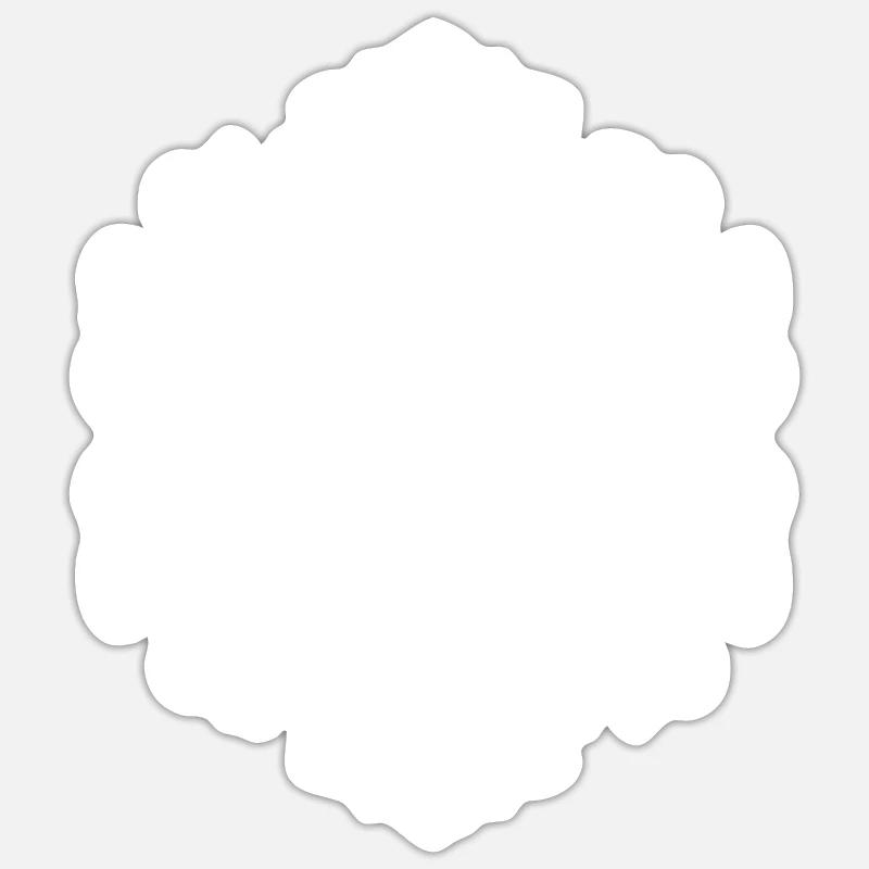 Claire als Ehefrau Sticker Größe S (10 x 10 cm)