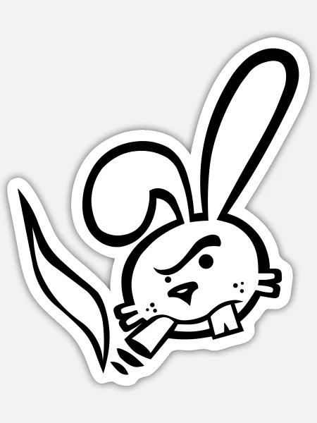- Sticker Größe S (10 x 10 cm) - Mattweiß