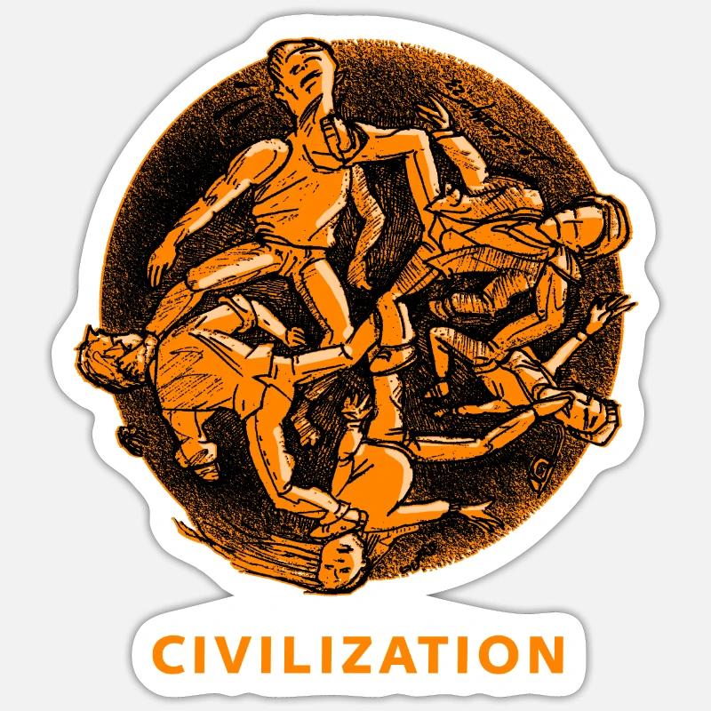 Sticker Größe S (10 x 10 cm) - 
