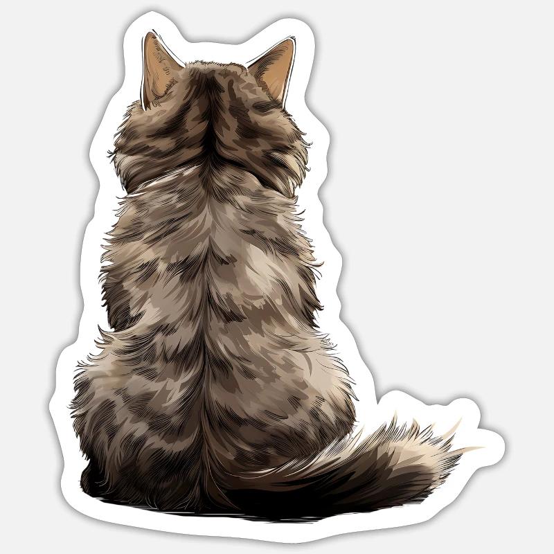 Selkirk Rex Sticker Größe S (10 x 10 cm)