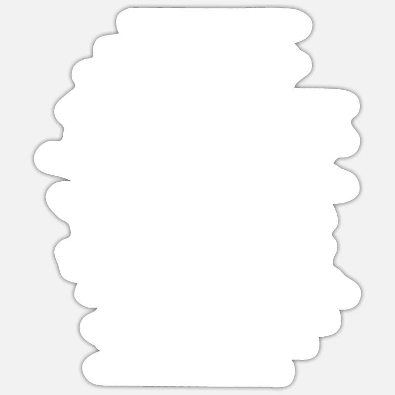 Guitare Silas - Sticker taille S (10 x 10 cm) - blanc mat