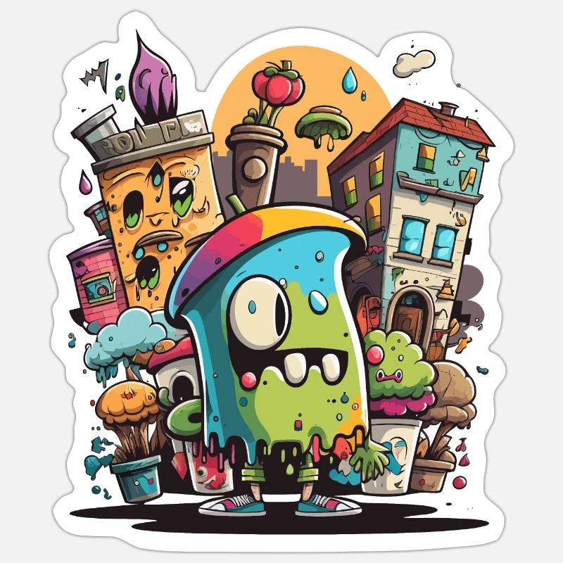 Sticker Größe S (10 x 10 cm) - 