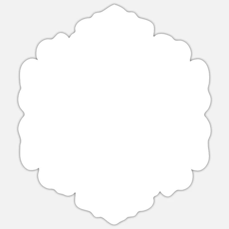 Lounis - Sticker taille S (10 x 10 cm) - blanc mat