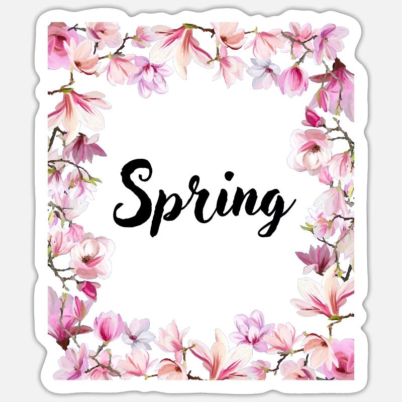 Spring Sticker size S (10 x 10 cm)