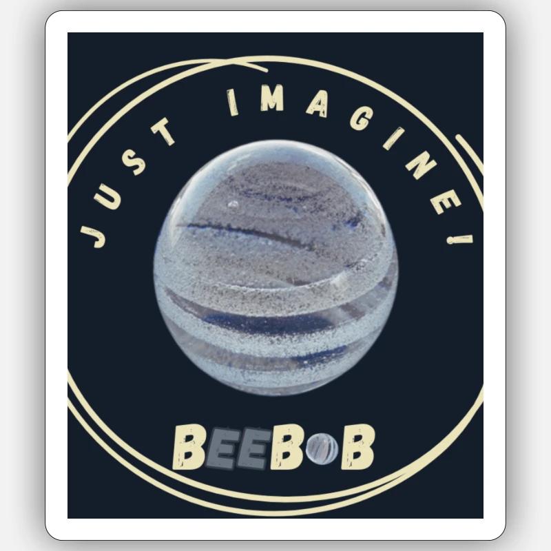 Beebobs Chapter one - Sticker Größe S (10 x 10 cm) - Mattweiß
