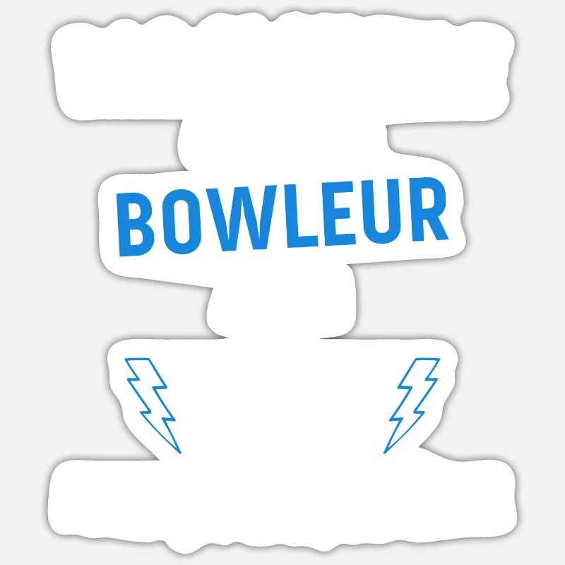 Fantastischer Bowleur - Sticker Größe S (10 x 10 cm) - Mattweiß