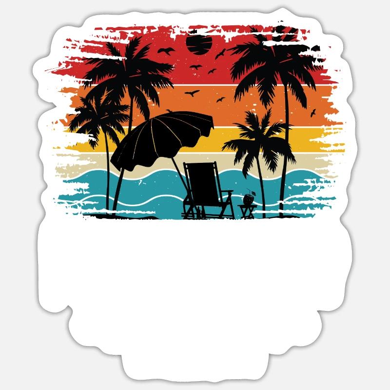 Retired 2024 - Sticker size S (10 x 10 cm) - white matte