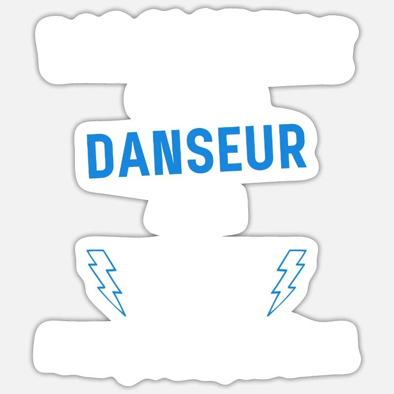 Awesome Dancer - Sticker size S (10 x 10 cm) - white matte
