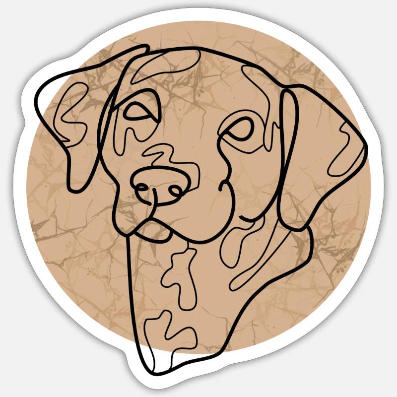 DALMATE Sticker taille S (10 x 10 cm)