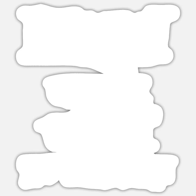 Benni - Sticker Größe S (10 x 10 cm) - Mattweiß