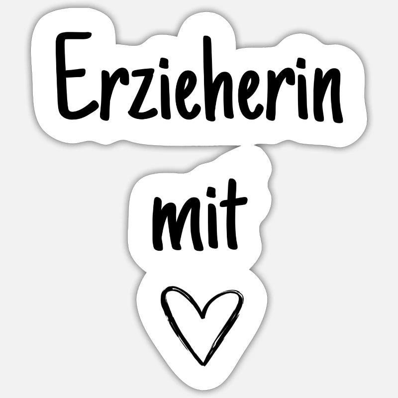Abschiedsgeschenk Sticker Größe S (10 x 10 cm)