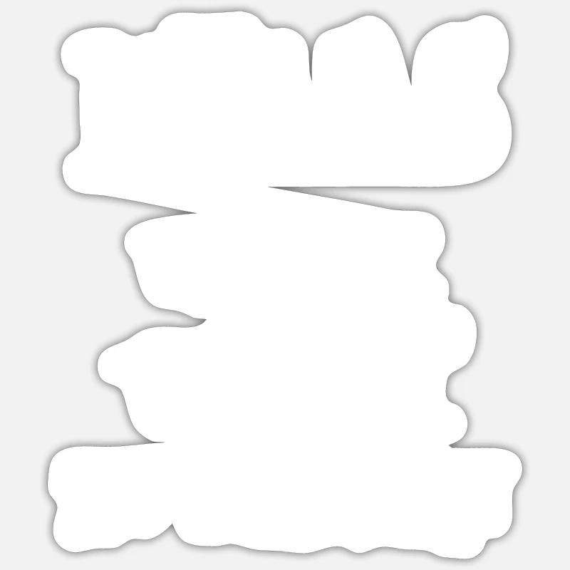 Retter Nilas - Sticker Größe S (10 x 10 cm) - Mattweiß