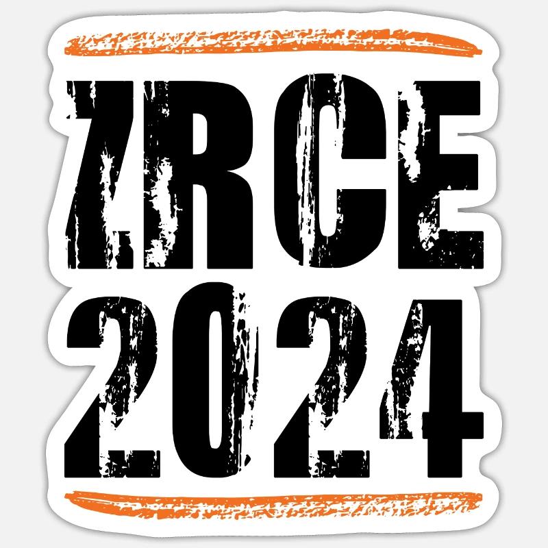 Zrce 2024 Spruch - Sticker Größe S (10 x 10 cm) - Mattweiß