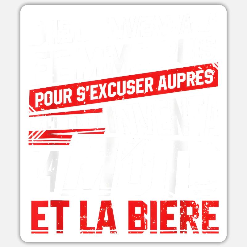 Biker Mann Motorrad Geschenk Motorrad Biker - Sticker Größe S (10 x 10 cm) - Mattweiß