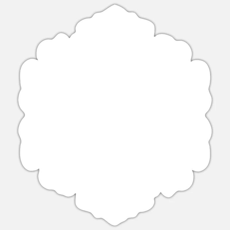 Lorel comme hiver - Sticker taille S (10 x 10 cm) - blanc mat