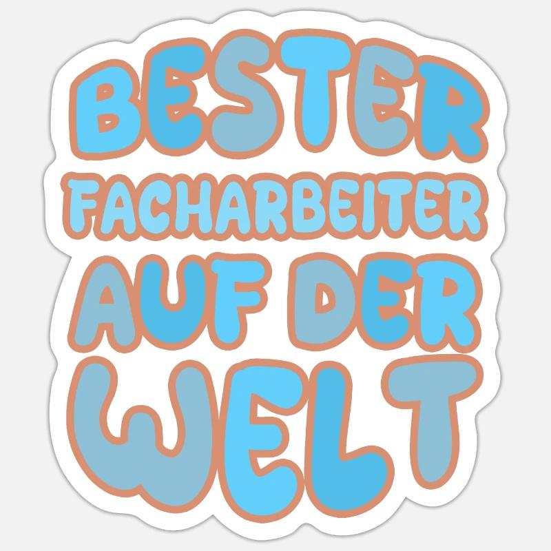 Vocation Skilled Worker Sticker size S (10 x 10 cm)