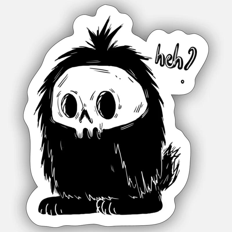 zip tshirt Sticker taille S (10 x 10 cm)