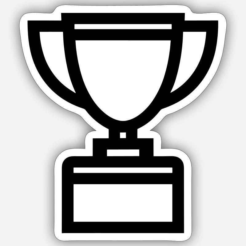 trophée Sticker taille S (10 x 10 cm)
