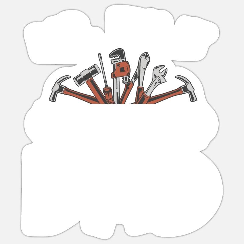 Mr Fix it Sticker size S (10 x 10 cm)