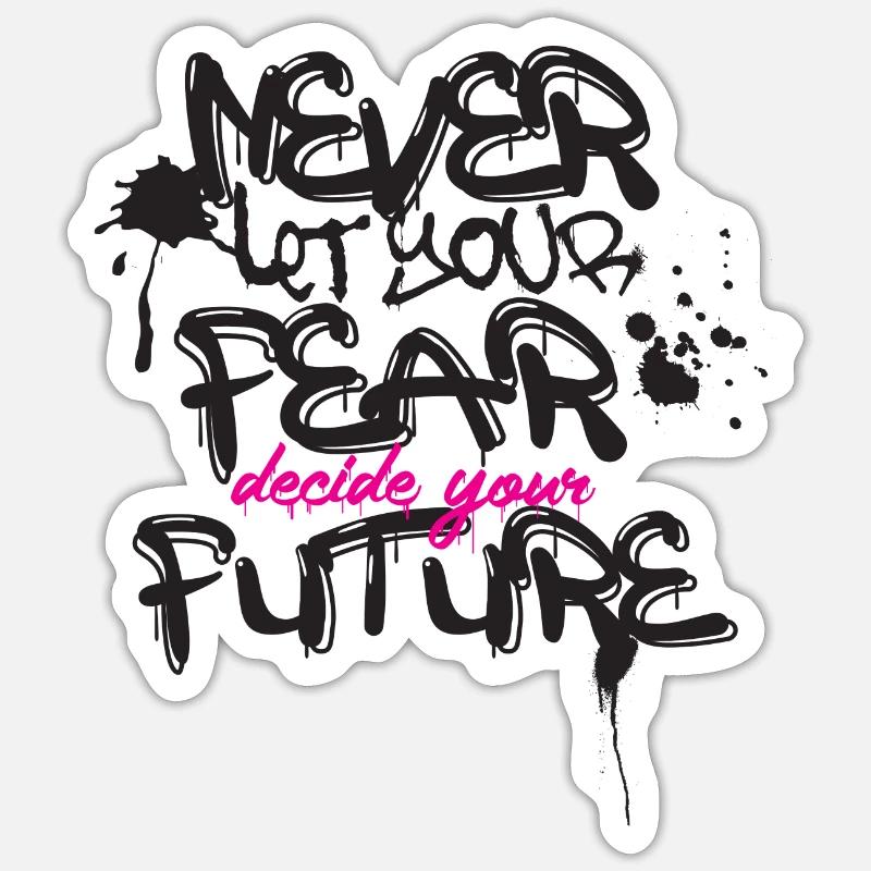 Your future Sticker size S (10 x 10 cm)