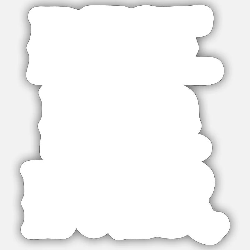 Best Dad Statement - Sticker Größe S (10 x 10 cm) - Mattweiß