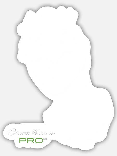  - Sticker Größe S (10 x 10 cm) - Mattweiß