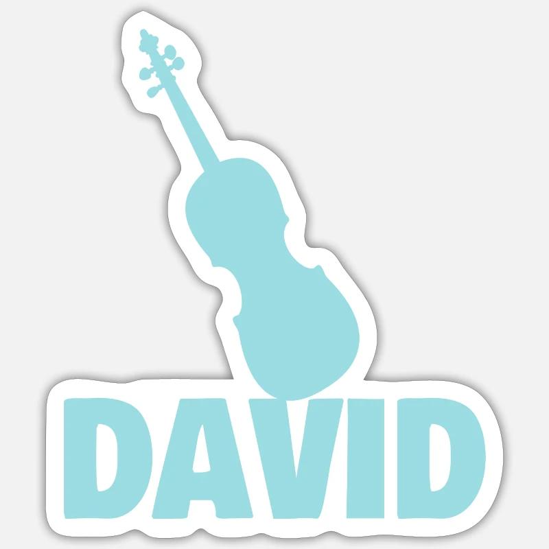 Viola David Sticker size S (10 x 10 cm)