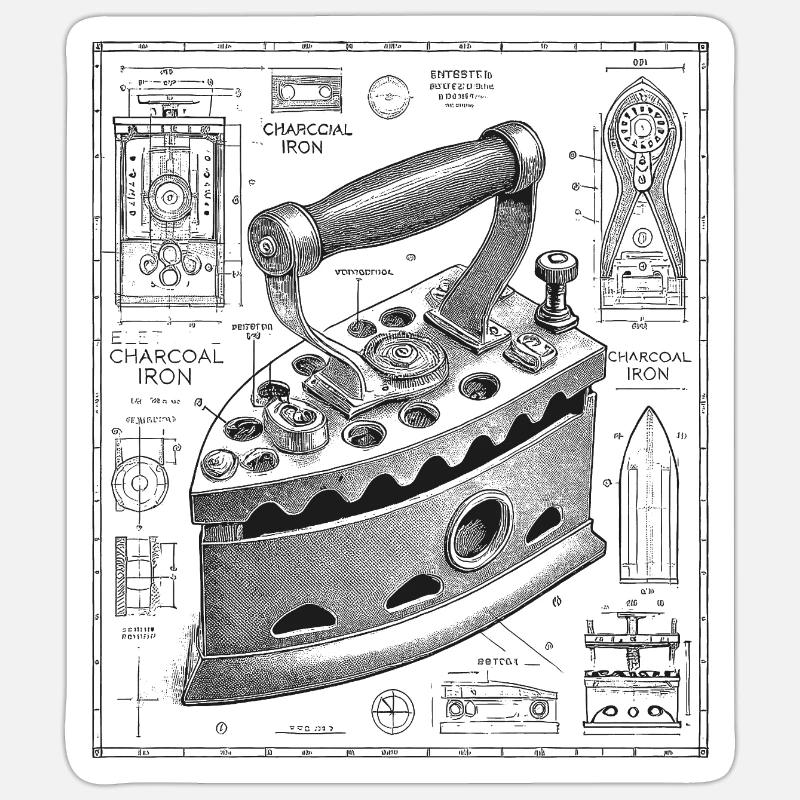 Fer Sticker taille S (10 x 10 cm)