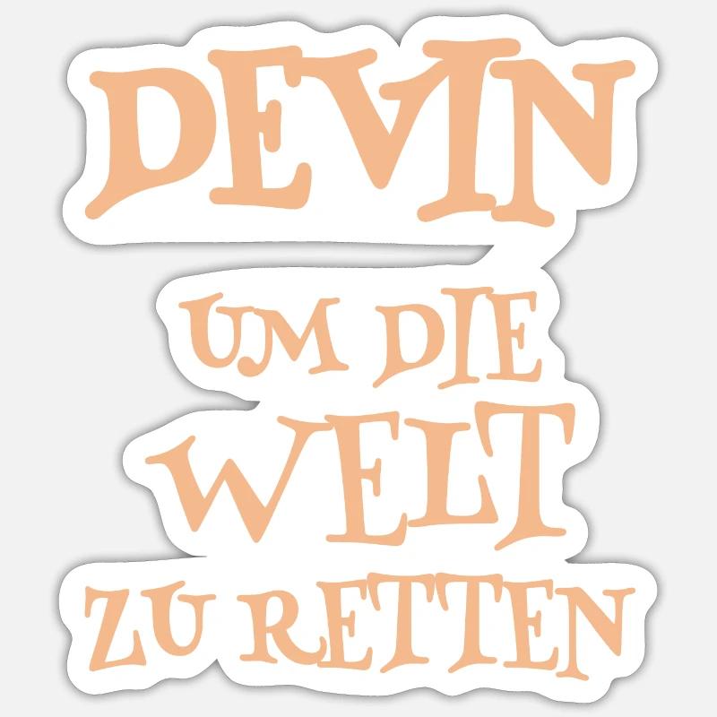 Helfer Devin Sticker Größe S (10 x 10 cm)