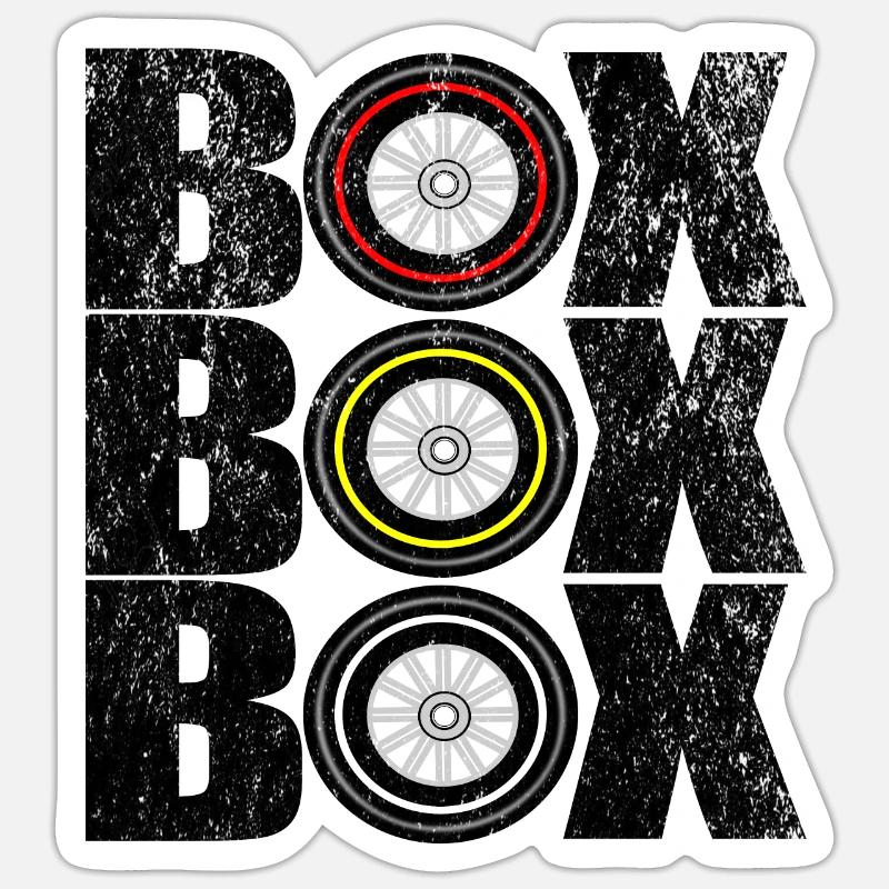 Black Box Box Conception pneus de cours Sticker size S (10 x 10 cm)