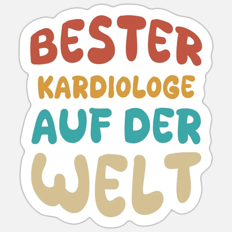 Cardiologist as a vocation Sticker size S (10 x 10 cm)