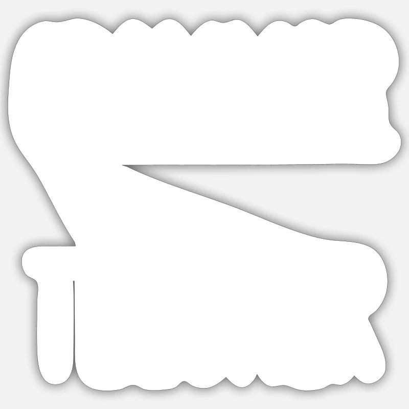 Professeur de grammaire autodérisoire Sticker taille S (10 x 10 cm)