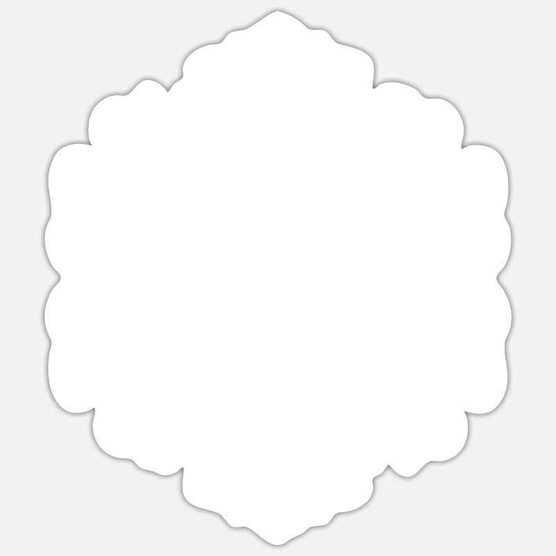 Colline - Sticker Größe S (10 x 10 cm) - Mattweiß