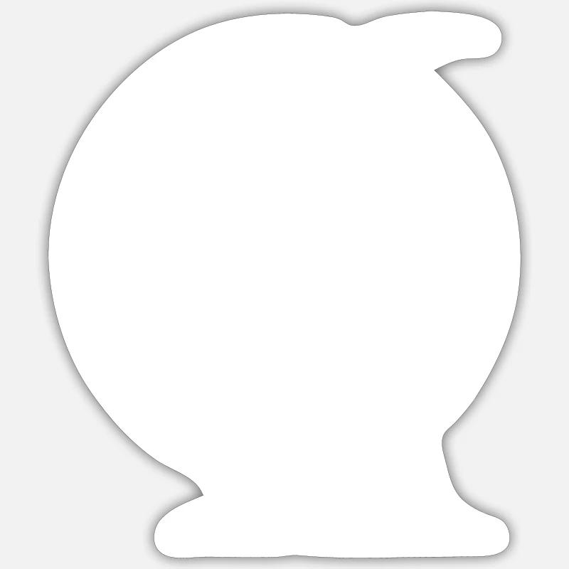 Penguin Witch Hat Silhouette Magical Creatures Sticker size S (10 x 10 cm)