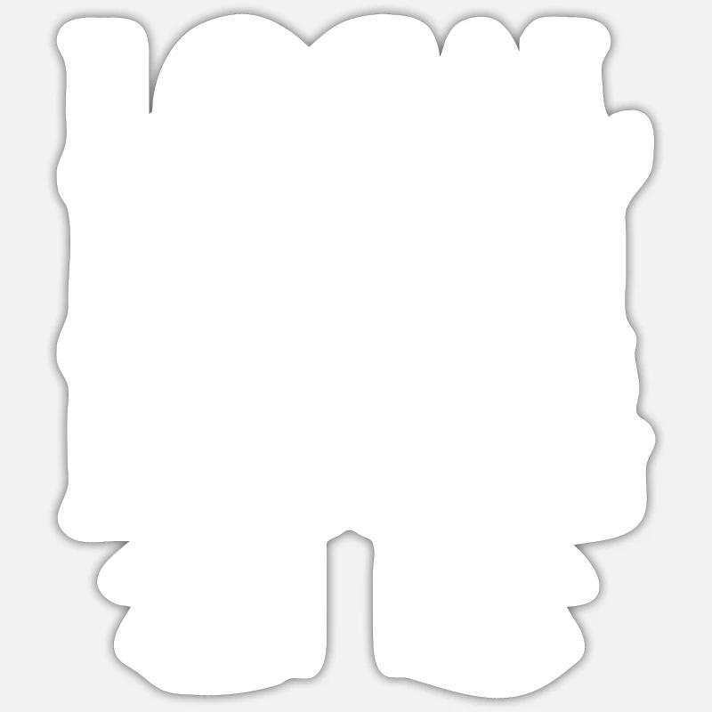 Eyelashes that impress Sticker size S (10 x 10 cm)