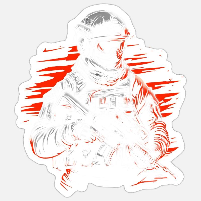 Forces spéciales Sticker taille S (10 x 10 cm)