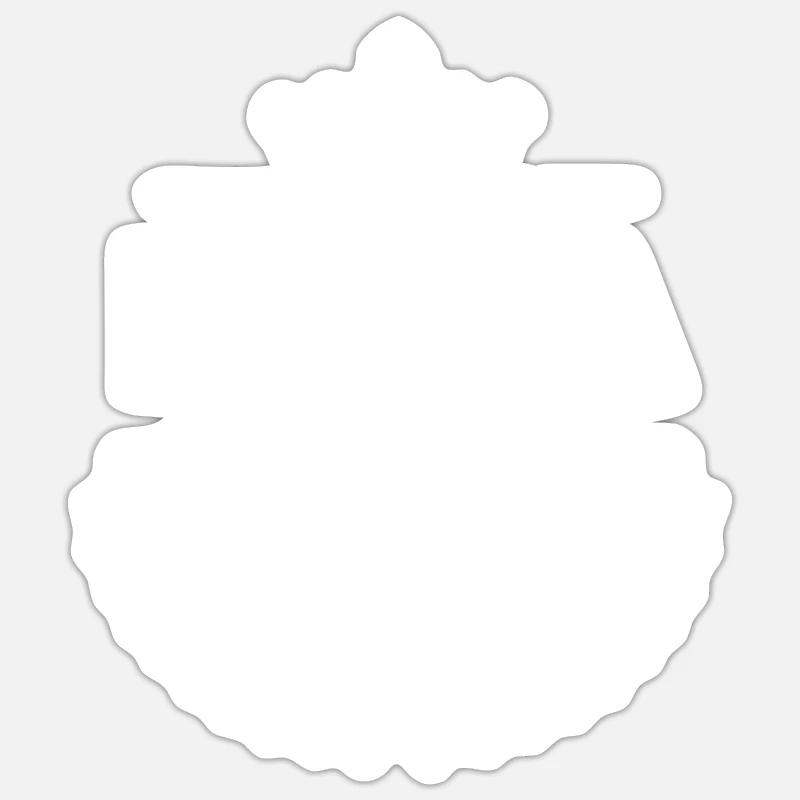 Papa 2025 - Sticker Größe S (10 x 10 cm) - Mattweiß