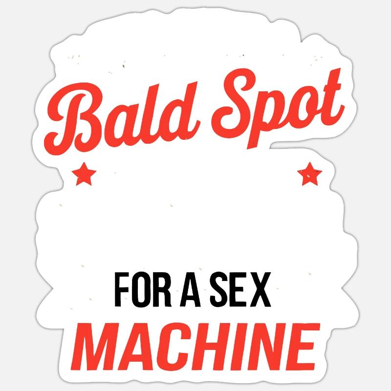 It's Not A Bald Spot it's a Solar Panel Sticker size S (10 x 10 cm)