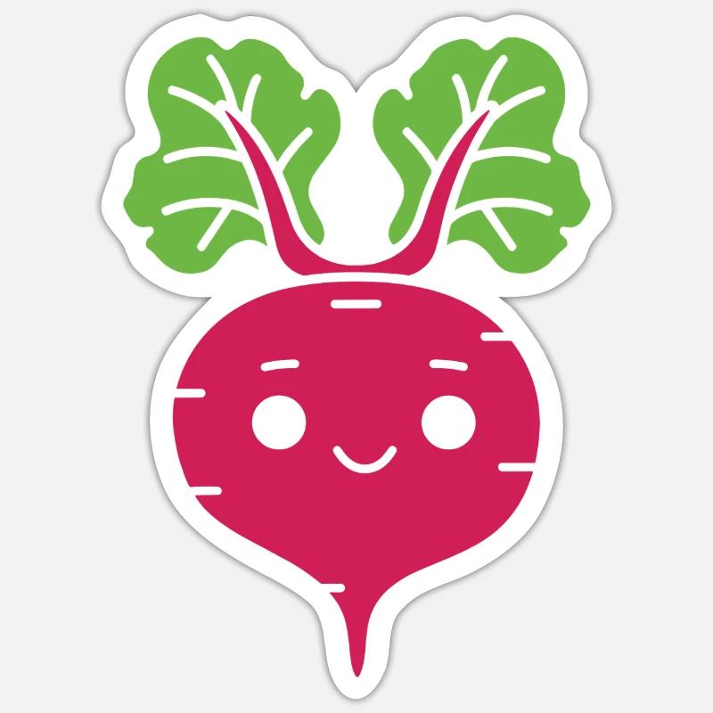 betterave Sticker taille S (10 x 10 cm)