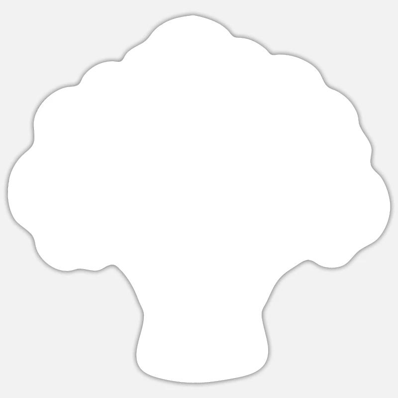 Cauliflower - Sticker size S (10 x 10 cm) - white matte