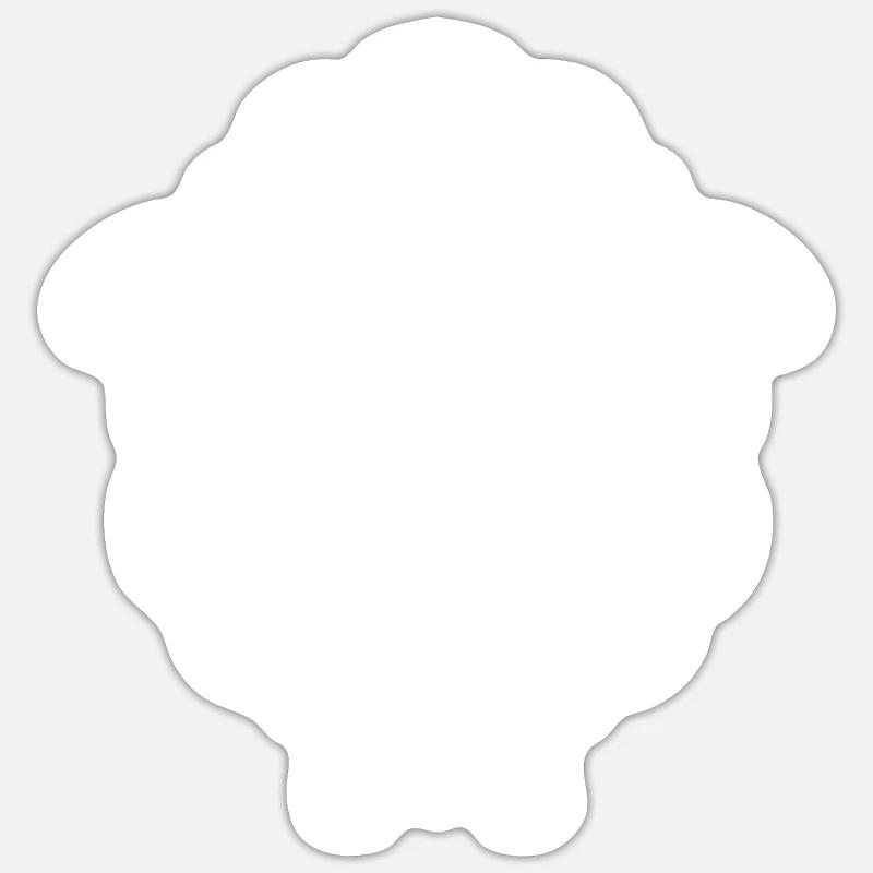 Lamm Sticker Größe S (10 x 10 cm)